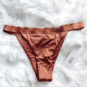 Tobi High Leg Cheeky Bikini Bottoms